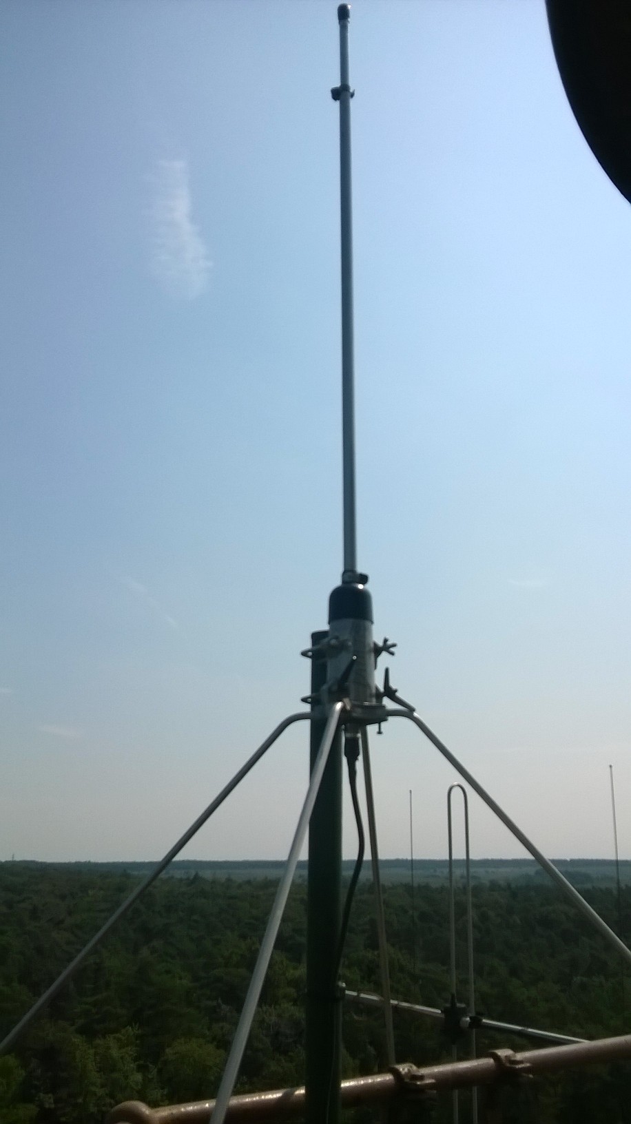 4. De 4-meter-antenne klaar voor gebruik